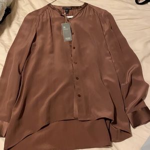 BNWT! EILEEN FISHER 100% silk shirt